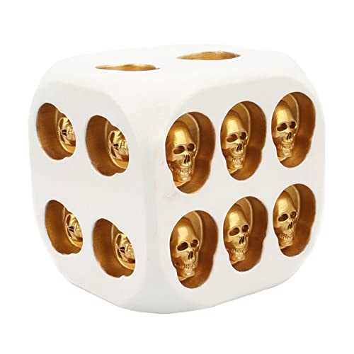 Tmboryuu Harzschädel Würfel Halloween Skeleton Scary Novelty Brettspiel Ornamente Für Party Death Tisch Spielzeug Requisiten Tmboryuu Harzschädel Würfel Halloween Skeleton Scary Novelty Brettspiel Ornamente Für Party Death Tisch Spielzeug Requisiten von Tmboryuu