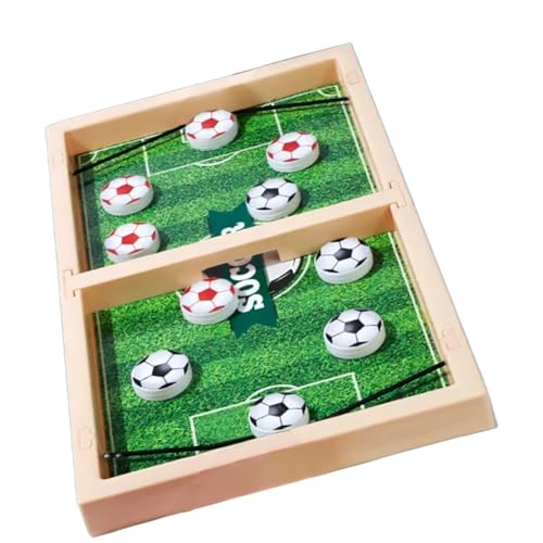 Interaktives Tabletop Foosballspiel Mit 10 Pucks Fußball Tragbarer Tischfußball Set Für Kinder Und Erwachsene Fun Football von Tmboryuu