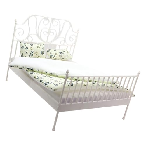Tmboryuu Miniatur Schlafzimmer Eisenbett Mit Blumenbeet Tmboryuu Miniatur Schlafzimmer Eisenbett Mit Blumenbeet von Tmboryuu