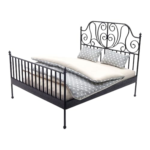 Tmboryuu Miniatur Schlafzimmer Eisenbett Mit Blumenbeet Tmboryuu Miniatur Schlafzimmer Eisenbett Mit Blumenbeet von Tmboryuu