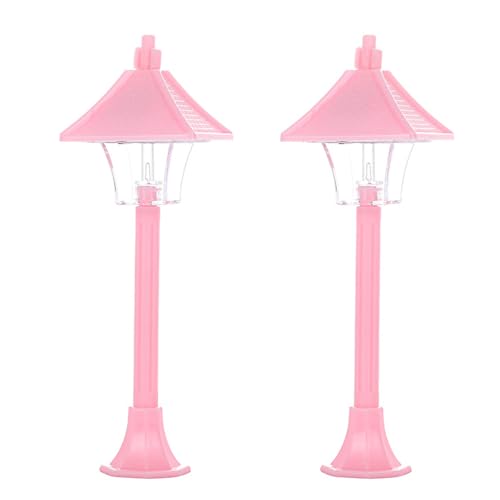 Tmboryuu 2pcs Miniature Street Light Modell Zur Erstellung Von Realistischen 1/12 Skala Dollhouses Gartenwegdekorationsszene Displayin Displayin von Tmboryuu