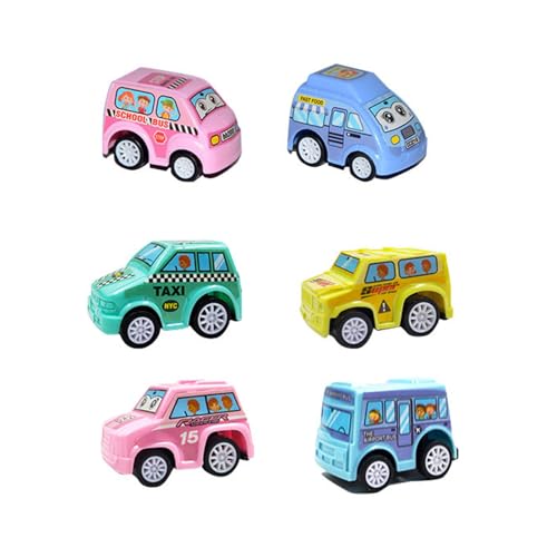 Tmboryuu 6pcs Small Pull Back Car Set Trägheit Fahrzeug Spielzeug Für Kinder Zufällige Stile Freundlich Und Sicher Für Kleinkind Handgriff von Tmboryuu