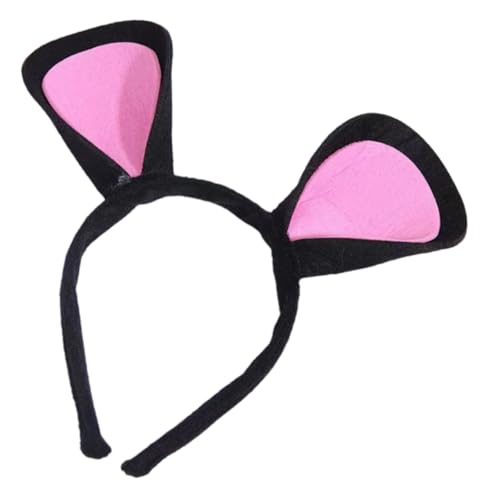 Tmboryuu Maus Cosplay Make Up Stirnband Süße Kinder Kopfbedeckung Haarbänder Kopfbedeckung Pompoms Haarbänder Geburtstagsfeier von Tmboryuu