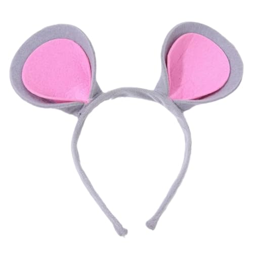 Tmboryuu Maus Cosplay Make Up Stirnband Süße Kinder Kopfbedeckung Haarbänder Kopfbedeckung Pompoms Haarbänder Geburtstagsfeier von Tmboryuu