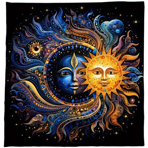 Tmboryuu Mond & Sonne Tarots Tischdecke Gotteskarten Tisch Tuch Wandteppich Astrologys Hexerei Tmboryuu Mond & Sonne Tarots Tischdecke Gotteskarten Tisch Tuch Wandteppich Astrologys Hexerei von Tmboryuu