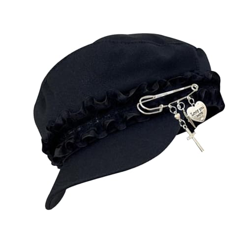 Tmboryuu Trendy Spitzen Unisex Kopfspeise Accessoire Für Frauen Männer Cabbie Für Halloween Cosplay Modische Artikel von Tmboryuu