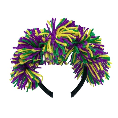 Tmboryuu US Pompoms Stirnband Für Paraden Sammeln Patriotische Haarhoop Party Requisiten Festival Feier Accessoire Haarband von Tmboryuu