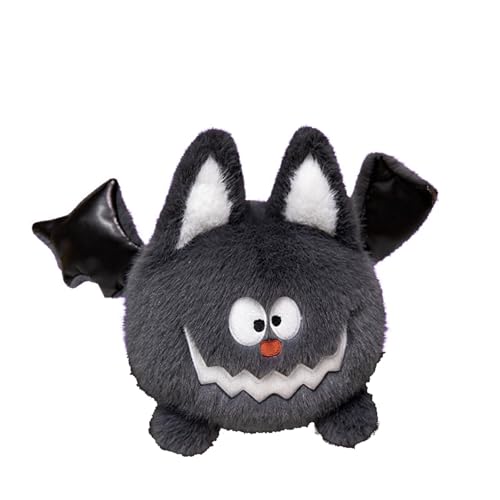 Cartoon Halloween Fledermaus Kürbis Stofftier Puppe Kinder Urlaub Einzigartige Limitierte Halloween Puppe Plüsch Ornamente Niedliche Halloween Kürbis Puppen Halloween Gefüllte Hängende (D, 25x35cm) von Tmianya