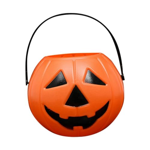 Tmianya Halloween-Eimer, tragbarer -Tropf-Süßigkeiten-Eimer-Ständer, geeignet für Halloween-Partyzubehör, Halloween-Süßigkeiten-Vorratsglas 1811njip (C, 20x17x17) von Tmianya