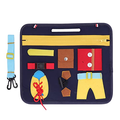 Tnfeeon FEE FORSBOS Board Montessori Sensorisches Spielzeug Tragbarer Bildungsaktivitätstasche mit Feinmotorik Praxis 10.9x12.6in Frühes Lernwerkzeug für Kleinkinder Tnfeeon FEE FORSBOS Board Montessori Sensorisches Spielzeug Tragbarer Bildungsaktivitätstasche mit Feinmotorik Praxis 10.9x12.6in Frühes Lernwerkzeug für Kleinkinder von Tnfeeon