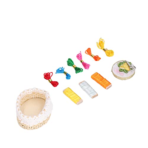 Tnfeeon Puppenhaus-Stickereibedarf, Sicheres Material 1:12 Puppenhaus-Stickerei-Kit FüR Kinderspiel-Spiele Tnfeeon Puppenhaus-Stickereibedarf, Sicheres Material 1:12 Puppenhaus-Stickerei-Kit FüR Kinderspiel-Spiele von Tnfeeon