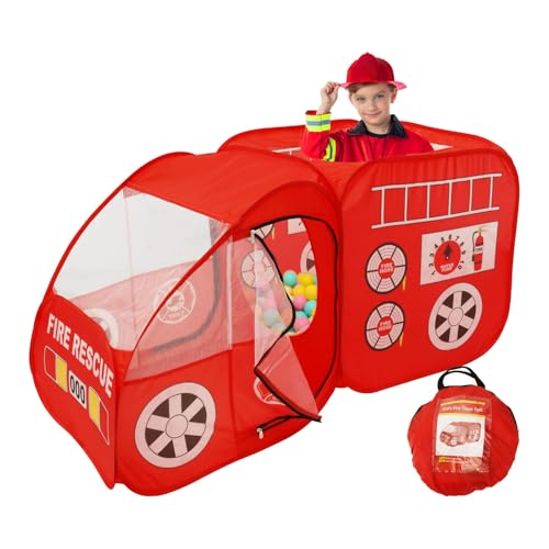 Spielzelt Kinder Indoor, Polyester, Pop Up Spielzelt mit Reißverschlussöffnung Atmungsaktiv Spielhaus Indoor Kreative Interaktion Geschenk Feuerwehrzelt für Kinder Ab 3 Jahren Spielzelt Kinder Indoor, Polyester, Pop Up Spielzelt mit Reißverschlussöffnung Atmungsaktiv Spielhaus Indoor Kreative Interaktion Geschenk Feuerwehrzelt für Kinder Ab 3 Jahren von Toaboa