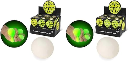 Glow in Dark Squish Ball (Packung mit 2) von Tobar