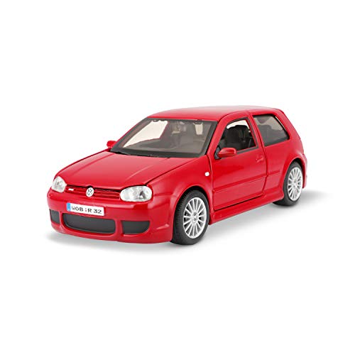 Maisto 531290 VW Golf R32 Volkswagen Originalgetreues Modellauto, Rot von Tobar