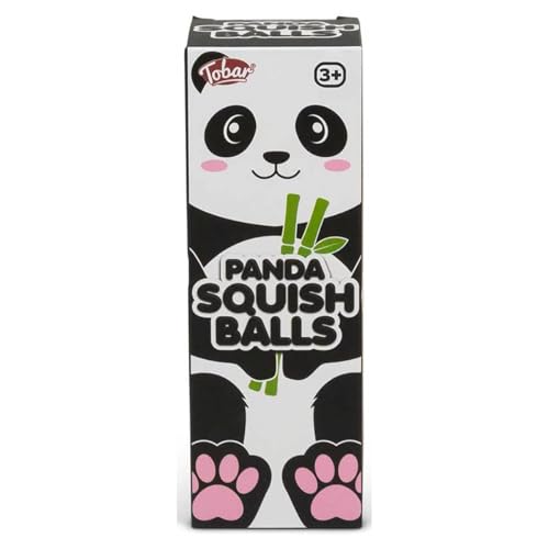 Tobar SCRUNCHEMS PANDA DIDDY SQUISH BALLS - 3 PACK - Ein toller Stressball von Tobar