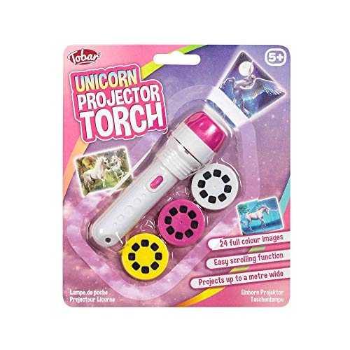 Tobar 38254 Lampe de poche projecteur Licorne Projektorlampe, Assorted Designs and Colours von Tobar