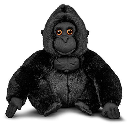 Tobar Animigos 37562 Plüschtier Gorilla, Stofftier im realistischen Design, kuschelig weich, ca. 26 cm groß von Tobar