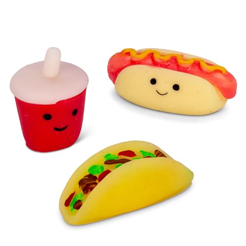 Tobar SCRUNCHEMS Fast Food Squishy Buddies Stress Squishball Toy von Tobar