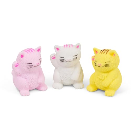 Tobar SCRUNCHEMS Stretchies Lucky CAT Stress Squish Ball Toy von Tobar