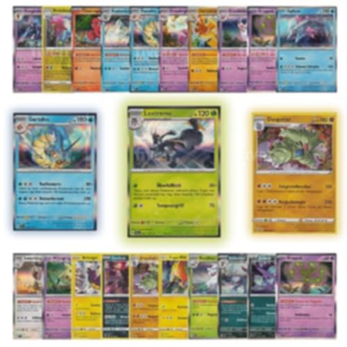 Tobostop Pokemon Karten Set aus 20 Originalen Deutsche Pokemon Holo Glitzer Karten Verschiedene Karten aus aktuellen Sets |Selten | Neu | Keine Dopplungen | Inkl Versandschutz von Tobostop