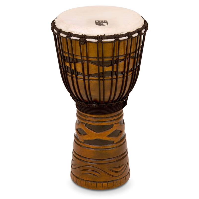 Toca Percussion Origins Series 10" African Mask Wood Djembe TODJ-10AM von Toca Percussion