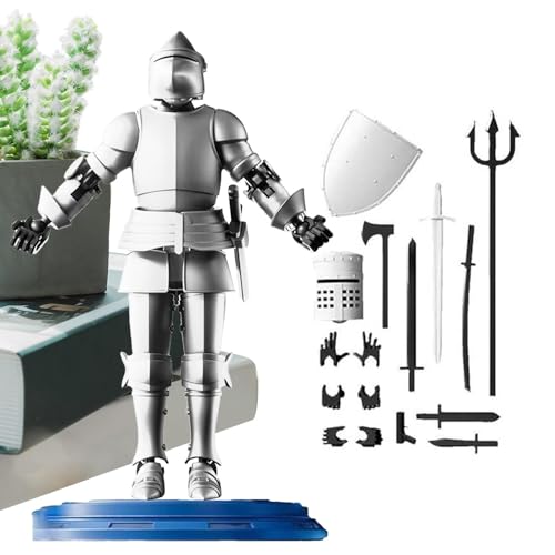 Mittelalterliche Ritter T13 Actionfigur | D ummy 13Actionfiguren In Rüstung | Spielzeugset Beweglichen Roboterfiguren Mehreren Gelenken | D IY T13 Starke Magnetische Abnehmbare Gelenkpuppe Tischspiele von TocaFeank