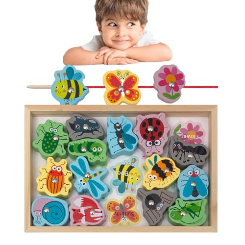 TocaFeank Angel-Lernspielzeug - Magnetische Angelspiele mit lebendigem und kinderfreundlichem Design,Angelspielzeug aus Holz für -Spielzeug, Weihnachts- und Ostergeschenke für Mädchen TocaFeank Angel-Lernspielzeug - Magnetische Angelspiele mit lebendigem und kinderfreundlichem Design,Angelspielzeug aus Holz für -Spielzeug, Weihnachts- und Ostergeschenke für Mädchen von TocaFeank