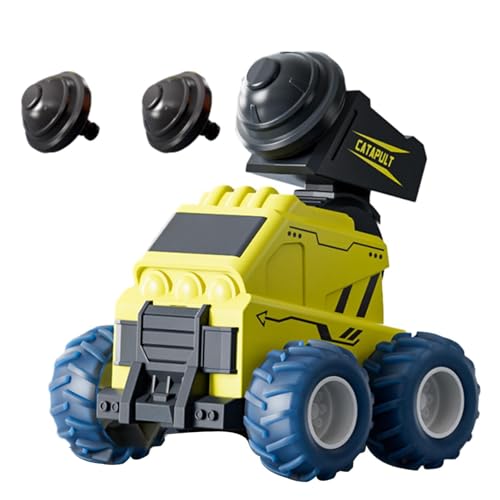 TocaFeank Baufahrzeuge für Kinder,Bauauto-Spielzeug | Technisches Auto Steinwerfender Bagger LKW,Klassenzimmerpreise, Press-to-Launch, Trägheitssegelfliegen für Kinder, und Mädchen von TocaFeank