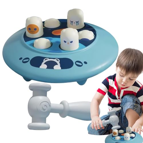 TocaFeank Hämmerndes Hämmerspielzeug, Hämmerspiel für Kinder - Interaktives Raumschiff-Spielzeug mit Hammer - Spielzeug für Feinmotorik, Lernspielzeug für die frühe Entwicklung für pädagogischen Spaß von TocaFeank