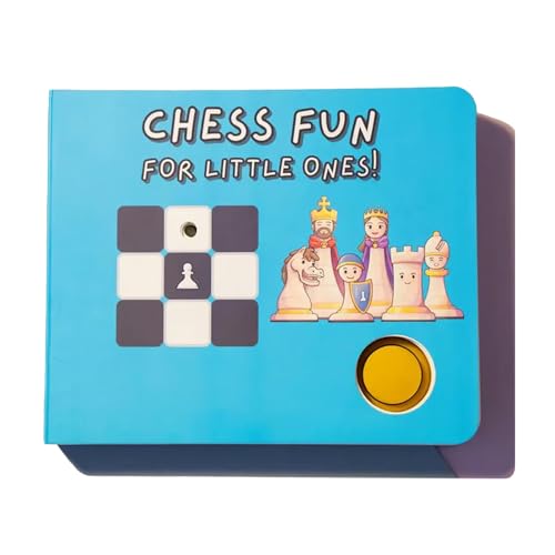 TocaFeank Interaktives Schachbuch | Buchschach für Kinderanfänger | Strategie Brettspiele Lernen Spiele | Leitfaden zum Schach, wie Man interaktive Schachkörper für Kinder, und Mädchen spielt TocaFeank Interaktives Schachbuch | Buchschach für Kinderanfänger | Strategie Brettspiele Lernen Spiele | Leitfaden zum Schach, wie Man interaktive Schachkörper für Kinder, und Mädchen spielt von TocaFeank