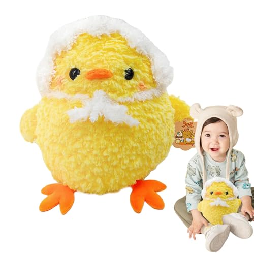 TocaFeank Plushies Huhn,Plüschhuhn - Klauenmaschinen Tiere Haustierpuppe | Neuartiges, hübsches Hühner-Plüschpuppenkissen für Kinder und Mädchen, zum Geburtstag von TocaFeank