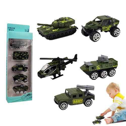 TocaFeank Press and Go Autospielzeug,Spielzeugfahrzeug-Spielsets | Interaktives STEM-Spielzeug zum Zurückziehen, Rutschauto - Battle Car Spielset Feinmotorik-Lernspiele Diecast-Spielzeugfahrzeuge von TocaFeank