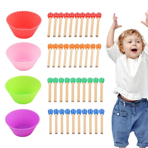 TocaFeank Streichholz-Rätsel,Streichholz-Rätsel, Lustiges Streichholz-Holzspiel, Streichholz-Puzzle, Matchstick Challenges Match-Puzzlespiel für Kinder, Lernspielzeug für und Mädchen von TocaFeank