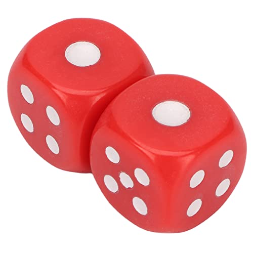 10-teiliges 6-seitiges Würfel-Mini-Würfel-Set, Standard-Spielwürfel für Brettspiele, Interessante, Sichere, wasserdichte, Tragbare Standard-Würfel für Unterhaltung (Rot) von Todaid