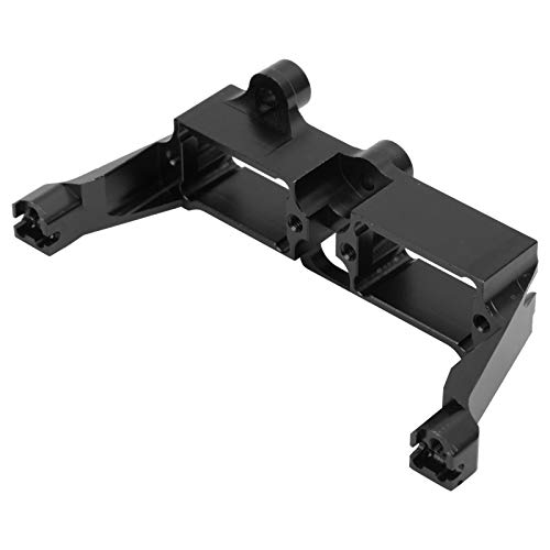 Aluminium-Servohalterung, Differentialsperrenhalterung, RC-Differentialsperrenhalterung aus Aluminiumlegierung, Zubehör Traxxas Trx4 1/10 RC Crawler (Schwarz) von Todaid