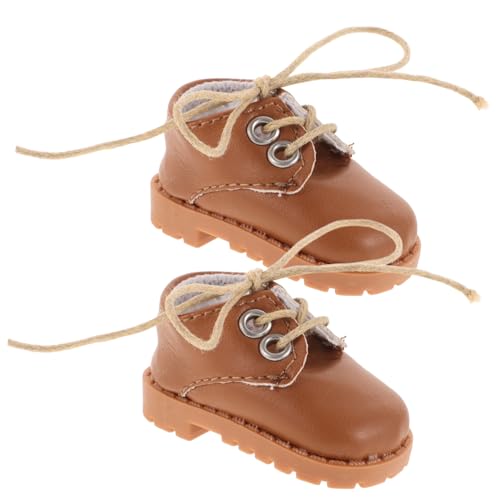 Toddmomy 1 Paar Miniatur Schuhe für Puppen Simulierte Süße Puppenschuhe aus Kunstleder für DIY Dekoration Zubehör für Puppenaccessoires Toddmomy 1 Paar Miniatur Schuhe für Puppen Simulierte Süße Puppenschuhe aus Kunstleder für DIY Dekoration Zubehör für Puppenaccessoires von Toddmomy