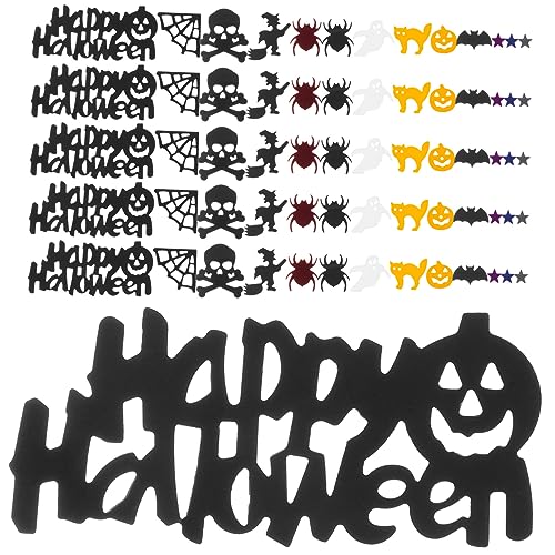 Toddmomy 1 Packung Halloween-deko-konfetti Halloween-dekoration Halloween-verzierung Kürbis Konfetti Hexenkonfetti Spinnen Konfetti Tischkonfetti Halloween-streuung Gruseliges Konfetti Pvc von Toddmomy