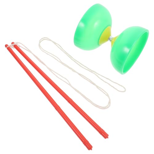 Toddmomy 1 Set Diabolo Mit Drei Lagern Chinesisches Jonglier-Diabolo-Spielzeug Chinesisches Diabolo- -Set Für Anfänger (Hellgrün). von Toddmomy