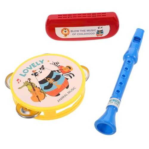 Toddmomy 1 Set Musikinstrumente Für Vorschulkinder Flöte Tamburin Und Mundharmonika Für Jungen Und Mädchen Lustiges Musikspielzeug Für Kleinkinder Frühes Lernen Und Musiküben Toddmomy 1 Set Musikinstrumente Für Vorschulkinder Flöte Tamburin Und Mundharmonika Für Jungen Und Mädchen Lustiges Musikspielzeug Für Kleinkinder Frühes Lernen Und Musiküben von Toddmomy
