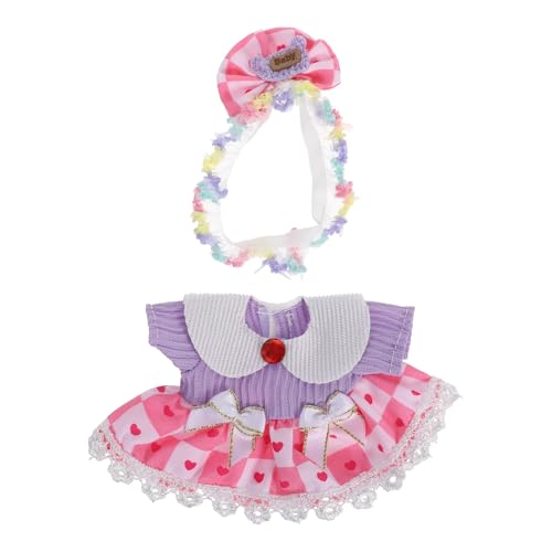 Toddmomy 1 Set Reborn-Puppenbekleidung und Accessoires – Prinzessinnenkleid mit Schleifen-Stirnband, Plüschbär-Kostüm und Fotorequisiten, kompatibel mit Labubu Toddmomy 1 Set Reborn-Puppenbekleidung und Accessoires – Prinzessinnenkleid mit Schleifen-Stirnband, Plüschbär-Kostüm und Fotorequisiten, kompatibel mit Labubu von Toddmomy