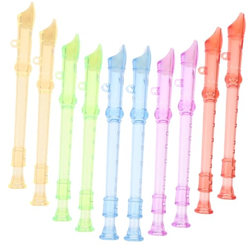 Toddmomy 10 STK Teiliges Mini Blockflöten für Kunststoff Flöte mit Löchern Leicht Tragbar Einfach zu Musikinstrument für Anfänger für Musikförderung bei Kindern Zufällige Zufällige Farbe Toddmomy 10 STK Teiliges Mini Blockflöten für Kunststoff Flöte mit Löchern Leicht Tragbar Einfach zu Musikinstrument für Anfänger für Musikförderung bei Kindern Zufällige Zufällige Farbe von Toddmomy