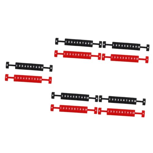 Toddmomy 10 STK Tischtennis wertung Tischfußball Punktezähler Multifunktions Punktezähler Tischfußball-Punktezähler Punktzahl Mehrzweck-Wertungszähler Tennis-Score-Keeper für Netz Plastik von Toddmomy