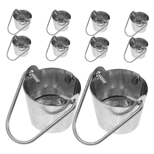 Toddmomy 10 Stück Griffe Für Hofblumen Miniaturen Mit Griffen Ornamente Modell Dekoratives Metallzubehör Puppenhaus Kleine Dekorationseimer Mikro DIY Eimer Eimer Landschaft Mini Toddmomy 10 Stück Griffe Für Hofblumen Miniaturen Mit Griffen Ornamente Modell Dekoratives Metallzubehör Puppenhaus Kleine Dekorationseimer Mikro DIY Eimer Eimer Landschaft Mini von Toddmomy