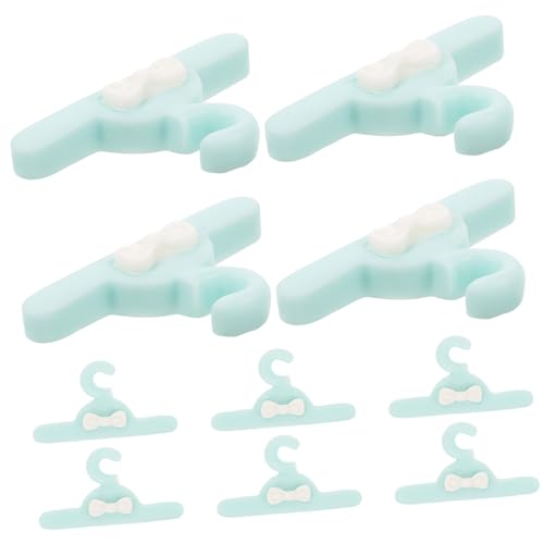 Toddmomy 10 Stück Mini Kleiderbügel für Puppenhaus Kleine Lebensnahe Puppenkleiderbügel aus Robustem Material für DIY Puppenkleider Tops und Hosen Kompakt und Langlebig Blau Toddmomy 10 Stück Mini Kleiderbügel für Puppenhaus Kleine Lebensnahe Puppenkleiderbügel aus Robustem Material für DIY Puppenkleider Tops und Hosen Kompakt und Langlebig Blau von Toddmomy