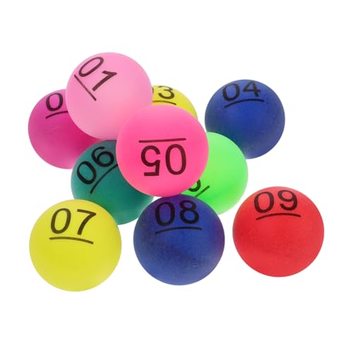Toddmomy 10 Stück Nummerierte Partyspielbälle aus Robustem Nahtlose Kleine Lotteriebälle mit Klarer Zahlenbeschriftung für Tombola Gewinnspiele und Eventdekoration Toddmomy 10 Stück Nummerierte Partyspielbälle aus Robustem Nahtlose Kleine Lotteriebälle mit Klarer Zahlenbeschriftung für Tombola Gewinnspiele und Eventdekoration von Toddmomy