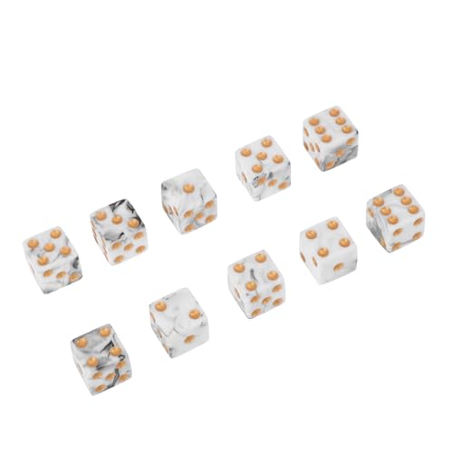 Toddmomy 10 Stück Teiliges Acryl Zweifarbige Große Punktwürfel Bicolor Stilvolle Robuste Entertainment Dices für Familienpartys Brettspiele und Gesellige Runden Toddmomy 10 Stück Teiliges Acryl Zweifarbige Große Punktwürfel Bicolor Stilvolle Robuste Entertainment Dices für Familienpartys Brettspiele und Gesellige Runden von Toddmomy