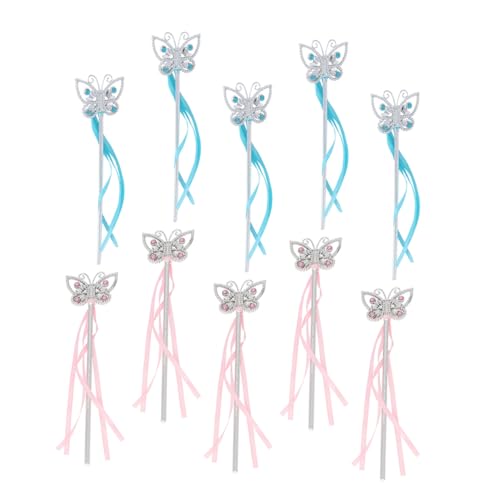 Toddmomy 10 Stück Teiliges Feen zauberstab Schmetterlingsdesign Leicht für Geburtstagsfeier Verkleidung Halloween und Bühnenauftritte Kindgerecht und Kreativ Gestaltet Zufällige Farbe Toddmomy 10 Stück Teiliges Feen zauberstab Schmetterlingsdesign Leicht für Geburtstagsfeier Verkleidung Halloween und Bühnenauftritte Kindgerecht und Kreativ Gestaltet Zufällige Farbe von Toddmomy