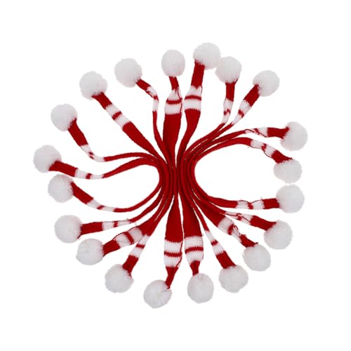 Toddmomy 10 Stück Teiliges Mini schal aus Feiner Wolle Kreative Puppenschals in Rot und Grün Zarte Strickschals für Spielzeugdekorationen und Party Accessoires für Themenfeiern und Toddmomy 10 Stück Teiliges Mini schal aus Feiner Wolle Kreative Puppenschals in Rot und Grün Zarte Strickschals für Spielzeugdekorationen und Party Accessoires für Themenfeiern und von Toddmomy