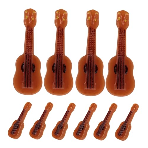 Toddmomy 10 Stück Teiliges Miniatur Gitarrenmodell Realistische Puppenhaus Deko Kreative Mini Musikinstrumente Detailreiche Mini Gitarren für Sammlungen Fotografie Requisiten und DIY Toddmomy 10 Stück Teiliges Miniatur Gitarrenmodell Realistische Puppenhaus Deko Kreative Mini Musikinstrumente Detailreiche Mini Gitarren für Sammlungen Fotografie Requisiten und DIY von Toddmomy