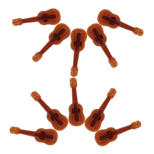 Toddmomy 10 Stück Teiliges Miniatur Gitarrenmodell aus Resin Realistische Mini Musikinstrumente als Dekoratives Zubehör für Puppenhaus DIY Sammelobjekte und Miniatur Toddmomy 10 Stück Teiliges Miniatur Gitarrenmodell aus Resin Realistische Mini Musikinstrumente als Dekoratives Zubehör für Puppenhaus DIY Sammelobjekte und Miniatur von Toddmomy